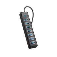 HUB USB Orico PW7U-U3 7port-uri USB 3.0 15cm negru