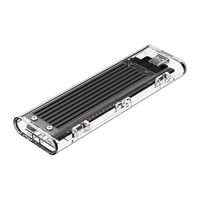 Rack SSD Orico TCM2F-C3 USB 3.1 SATA M.2 transparent