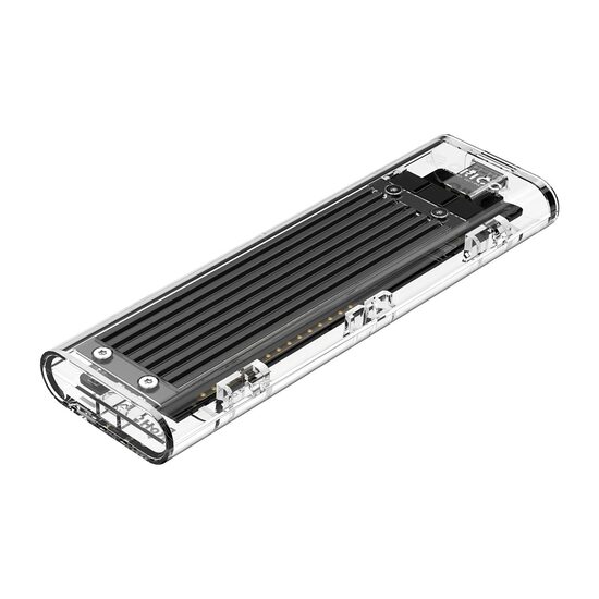 Rack SSD Orico TCM2F-C3 USB 3.1 SATA M.2 transparent