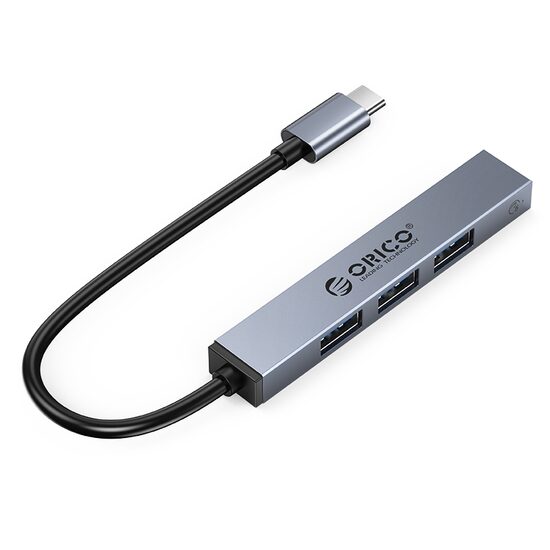 HUB USB Orico AHC1 4 port-uri USB gri 15 cm