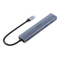 HUB USB Orico DHY-2U2C 4 port-uri USB 3.2 Gen 2 gri