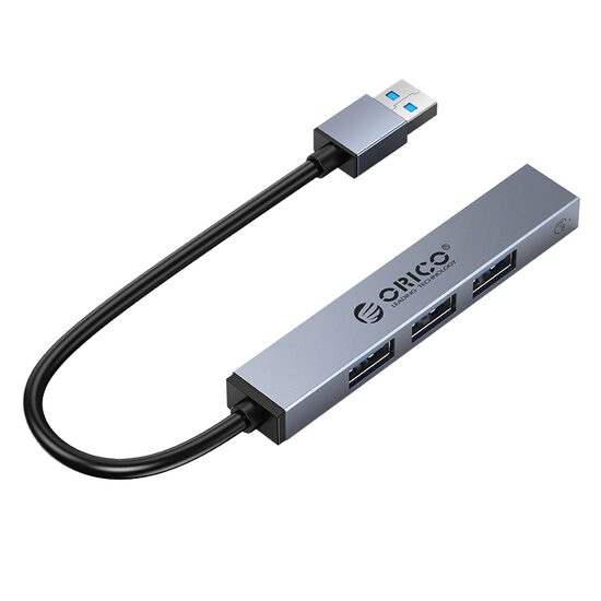 HUB USB Orico AHU1-1 4 port-uri USB gri 15 cm