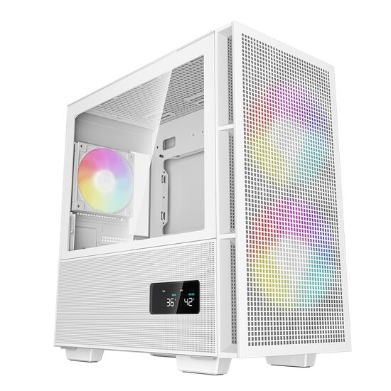 Carcasa Deepcool CH360 Digital aRGB alba
