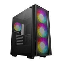 Carcasa Deepcool Matrexx 55 Mesh V4 C aRGB neagra