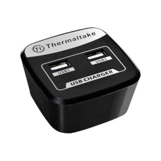Incarcator Thermaltake TriP Dual USB negru
