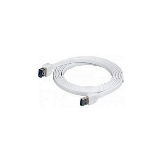 Cablu prelungitor Orico CYU3-10 USB 3.0 Type-A plat alb 1 m