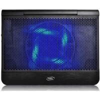 Cooler laptop Deepcool N6000 cu iluminare albastra negru