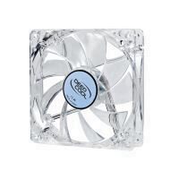 Ventilator Deepcool Xfan 120L/W transparent 120mm cu iluminare alba