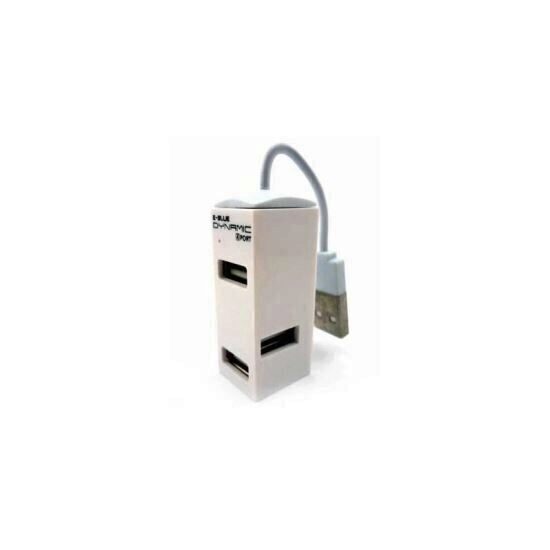 Hub E-Blue Dynamic Purity White mini hub