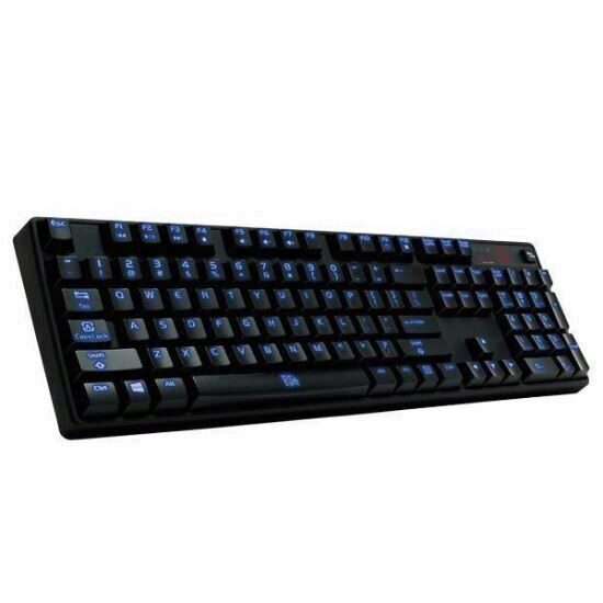 Tastatura mecanica Tt eSPORTS Poseidon Z Iluminata, switch-uri Blue Switch