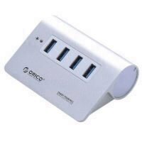 Hub Orico M3H4 USB 3.0 argintiu