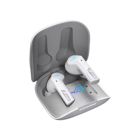 Casti wireless in ear ASUS ROG Cetra SpeedNova True Wireless albe