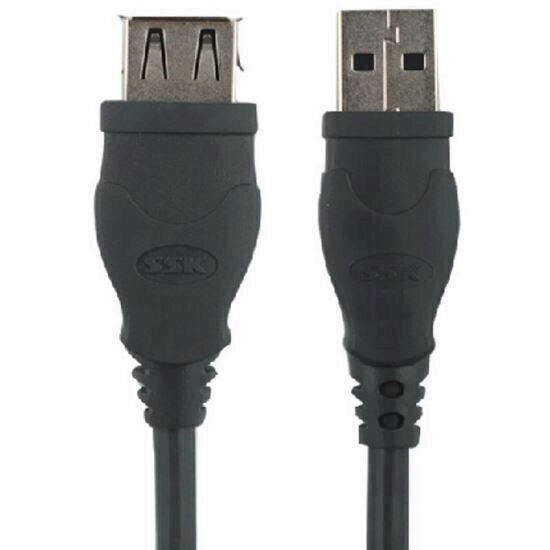 Cablu prelungitor SSK UC-H362 USB 2.0 Type-A gri 1.5 m