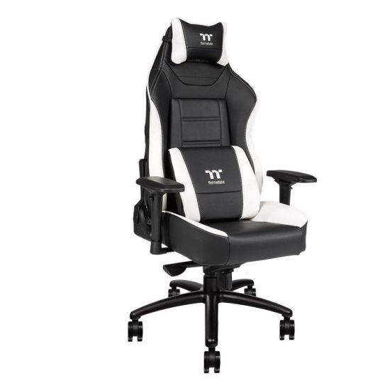 Scaun gaming Tt eSPORTS X Comfort negru cu alb