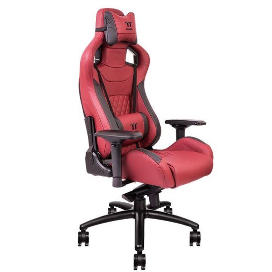Scaun gaming Tt eSPORTS X Fit piele naturala rosie