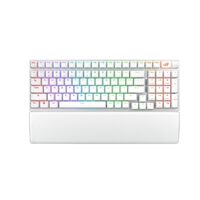 Tastatura gaming mecanica cu sau fara fir ASUS ROG Strix Scope II 96 NX Snow switch Moonlight White