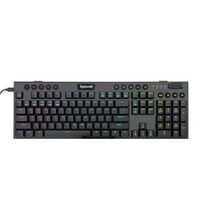 Tastatura gaming mecanica Bluetooth cu fir si wireless Redragon Horus Pro neagra iluminare RGB switch-uri rosii