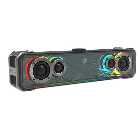 Soundbar Bluetooth Redragon Surge negru iluminare RGB