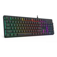 Tastatura gaming Redragon Netherbane neagra iluminare RGB