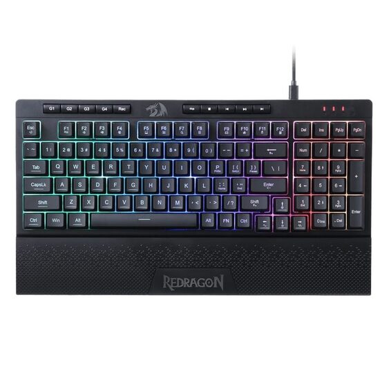 Tastatura gaming Redragon Shiva neagra iluminare RGB