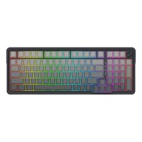 Tastatura gaming mecanica Bluetooth cu si fara fir Redragon Eisa Pro neagra gradient iluminare RGB