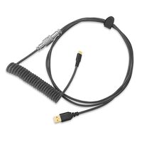 Cablu pentru tastatura Redragon Coiled Aviator USB-C negru