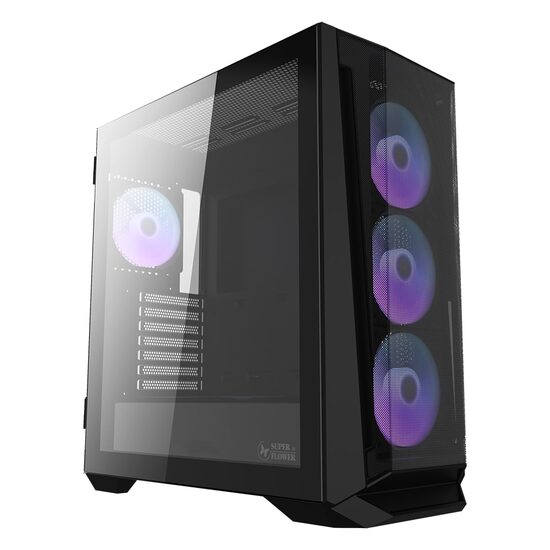 Carcasa Super Flower Zillion M705 4Fan ARGB neagra