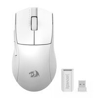 Mouse gaming wireless bluetooth si cu fir Redragon K1ng Lite 1K alb