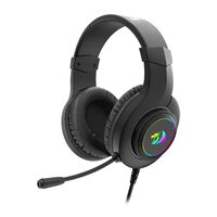 Casti gaming Redragon Hylas USB iluminare RGB negre