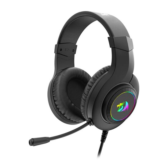Casti gaming Redragon Hylas USB iluminare RGB negre