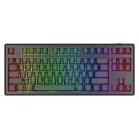 Tastatura gaming mecanica Bluetooth cu si fara fir Redragon Uranus 87 Pro neagra iluminare RGB