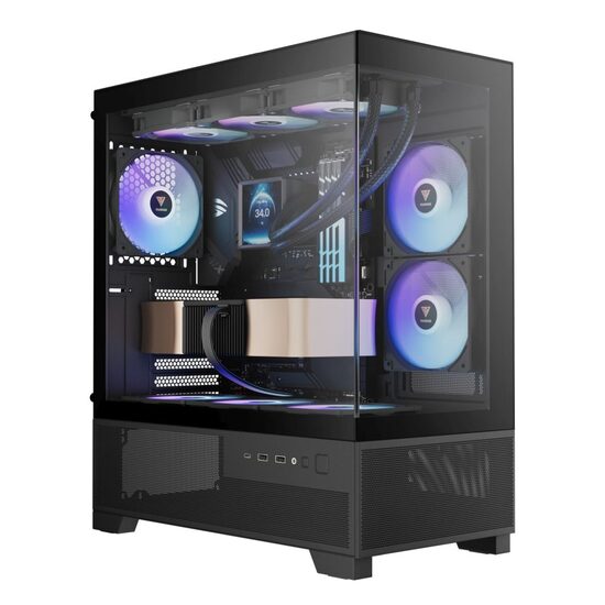 Gamdias AURA GC12 ARGB Case Black