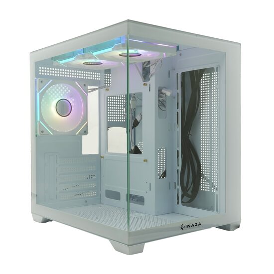 Carcasa panoramica Inaza Cube alba