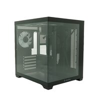 Carcasa panoramica Inaza Cube neagra