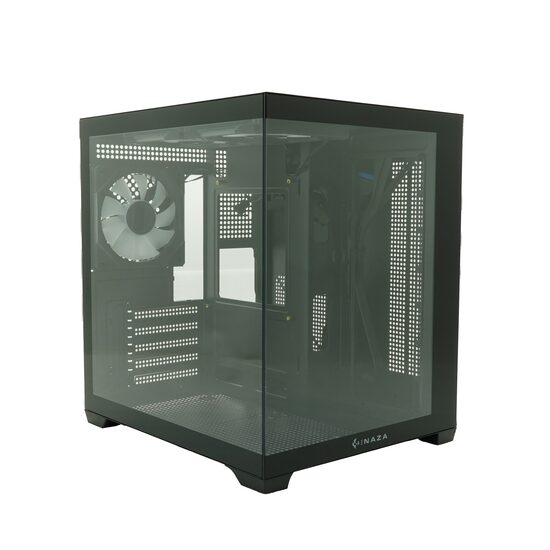 Carcasa panoramica Inaza Cube neagra