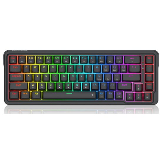 Tastatura gaming mecanica Redragon Nova neagra iluminare RGB