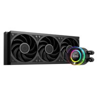 Cooler procesor cu lichid cu display ID-Cooling SL360 V2 Plus negru iluminare aRGB