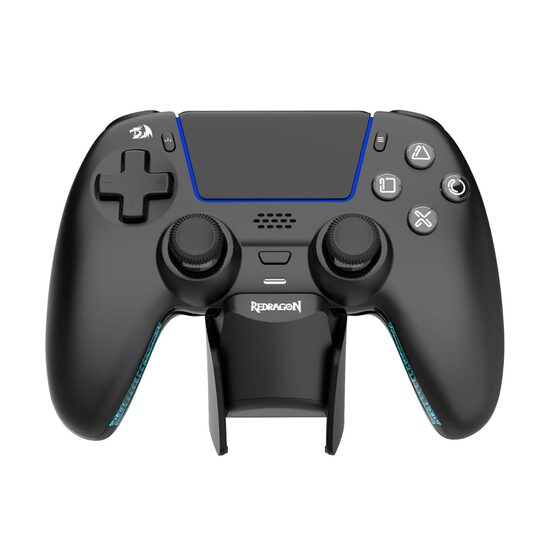 Gamepad wireless Redragon Wargrip negru bluetooth cu stand de incarcare compatibil PlayStation 5