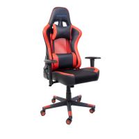 Scaun gaming Inaza Rocktooth negru cu rosu