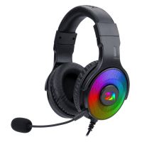 Casti gaming Redragon Pandora negre iluminare RGB