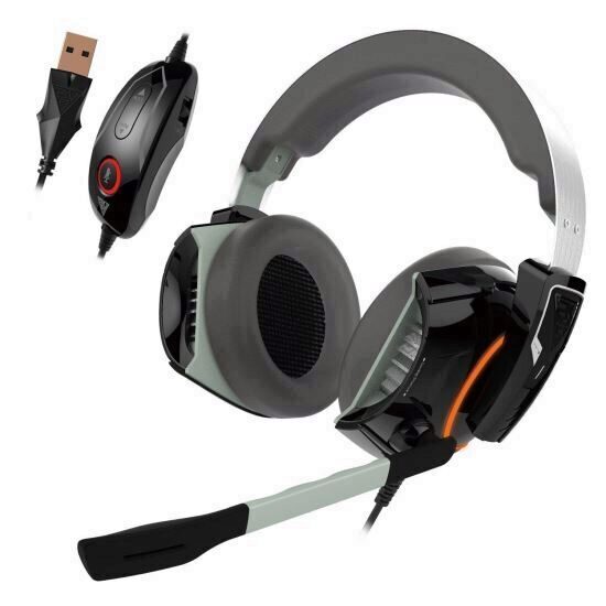 Casti Gamdias Hephaestus P1 iluminare RGB