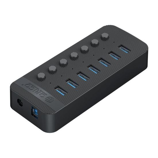 HUB USB Orico CT2U3-7AB USB 3.0  negru