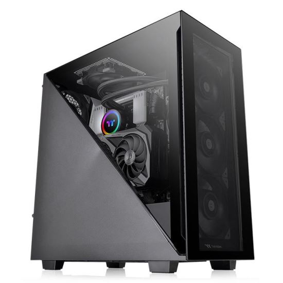 Carcasa Thermaltake Divider 300 Tempered Glass neagra
