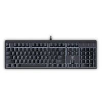 Tastatura gaming mecanica T-Dagger Escort neaga iluminare alba switch-uri rosii