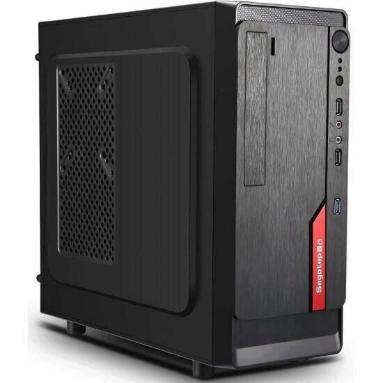 Carcasa Segotep AND mini neagra cu rosu sursa 350W