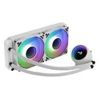 Cooler procesor cu lichid Aerocool Mirage L240 alb iluminare aRGB