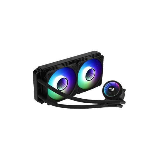 Cooler procesor cu lichid Aerocool Mirage L240 negru iluminare aRGB