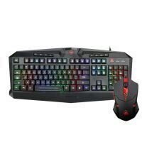 Kit tastatura si mouse Redragon Gaming Essentials S101-1 negru