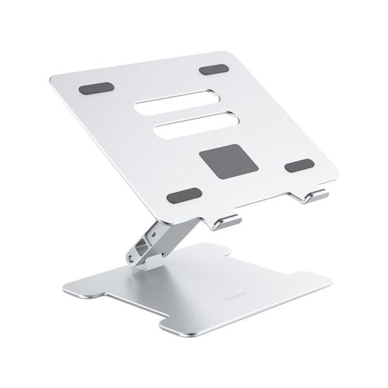 Stand laptop din aluminiu Orico LST-4A pliabil argintiu cu HUB USB