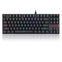 Tastatura gaming Redragon APS TKL neagra iluminare RGB switch-uri albastre